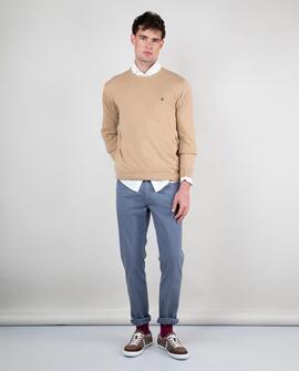 JERSEY CUELLO REDONDO CAMEL