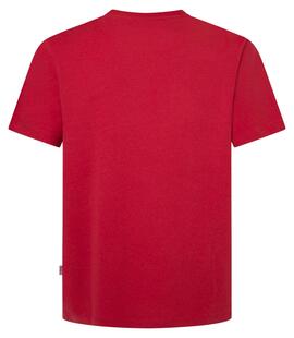 CAMISETA MANGA CORTA CLAG REGULAR FIT 276 RUBY RED ROJA