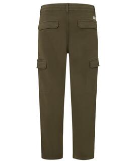 PANTALÓN BOLSO CARGO GYMDIGO SLIM FIT 676 LEAF GREEN