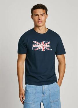 CAMISETA CLAG REGULAR FIT 594 DULWHICH BLUE AZUL MARINO