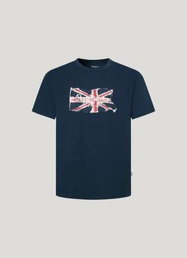 CAMISETA CLAG REGULAR FIT 594 DULWHICH BLUE AZUL MARINO