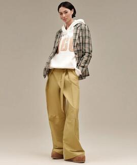 SUDADERA REY UGGFLUFF LOGO NIMBUS / SAND