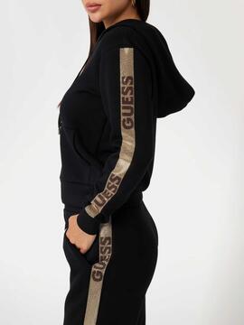 SUDADERA DE NEOPRENO STUDS LOGO JET BLACK
