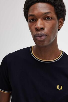 CAMISETA TWIN TIPPED M1588 W53 NAVY / HONEYCOMB / ECRU