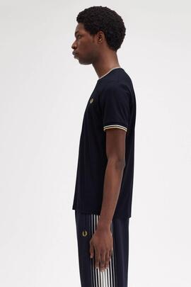 CAMISETA TWIN TIPPED M1588 W53 NAVY / HONEYCOMB / ECRU