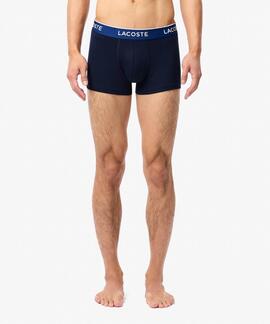 BOXERS 3 PACK TRUNK COTTON STRETCH AZUL MARINO
