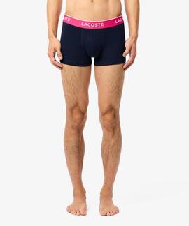 BOXERS 3 PACK TRUNK COTTON STRETCH AZUL MARINO