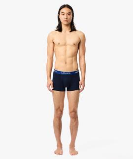 BOXERS 3 PACK TRUNK COTTON STRETCH AZUL MARINO
