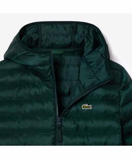 CHAQUETA ACOLCHADA HIDRÓFUGA SLIM FIT VERDE