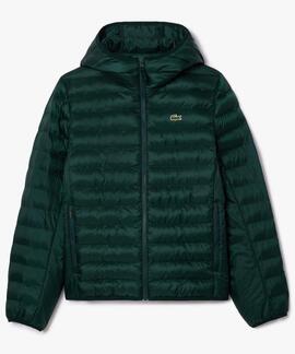 CHAQUETA ACOLCHADA HIDRÓFUGA SLIM FIT VERDE