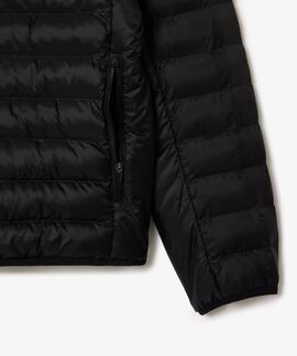 CHAQUETA ACOLCHADA HIDRÓFUGA SLIM FIT NEGRA