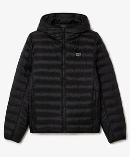 CHAQUETA ACOLCHADA HIDRÓFUGA SLIM FIT NEGRA