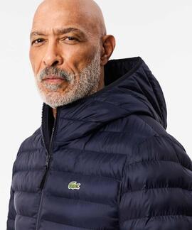 CHAQUETA ACOLCHADA HIDRÓFUGA SLIM FIT AZUL MARINO