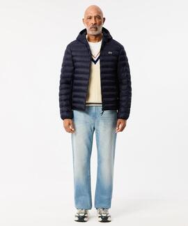 CHAQUETA ACOLCHADA HIDRÓFUGA SLIM FIT AZUL MARINO