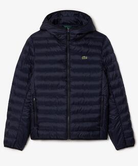 CHAQUETA ACOLCHADA HIDRÓFUGA SLIM FIT AZUL MARINO