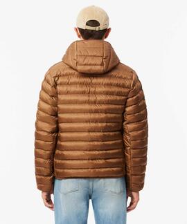 CHAQUETA ACOLCHADA HIDRÓFUGA MARRÓN