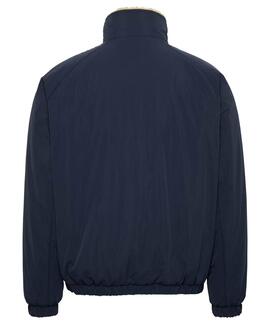 CHAQUETA REVERSIBLE FLUFFY RELAXED FIT CAMEL Y CRUDO