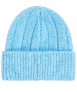 GORRO DE LANA Y ALPACA TIMELESS CELESTE