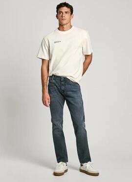 PANTALÓN VAQUERO SPIKE SLIM TAPER UM5 MID RISE DENIM GRIS OS