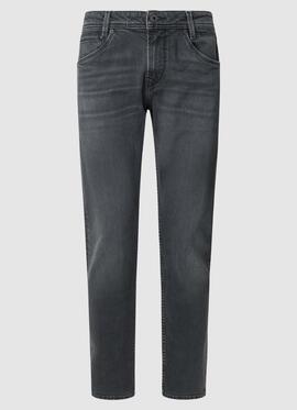 PANTALÓN VAQUERO SPIKE SLIM TAPER UM5 MID RISE DENIM GRIS OS