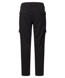PANTALÓN BOLSO CARGO GYMDIGO SLIM FIT 999 BLACK
