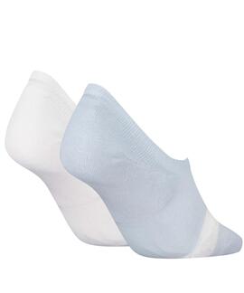 PINKIES CKJ WOMEN HIGH CUT FOOTIE 2 PAIR GLOSSY LI