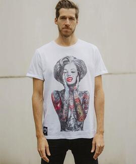CAMISETA UNISEX MARILYN ETERNITY LOVE BLANCA