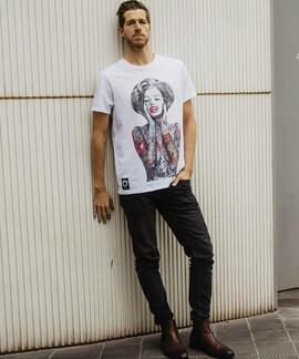 CAMISETA UNISEX MARILYN ETERNITY LOVE BLANCA