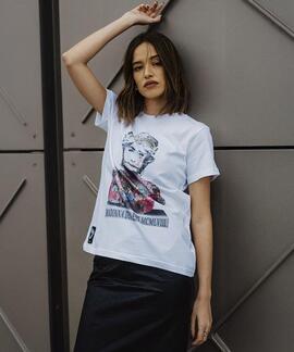 CAMISETA UNISEX MADONNA DEA EST BLANCA