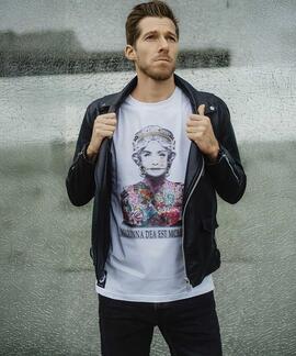 CAMISETA UNISEX MADONNA DEA EST BLANCA