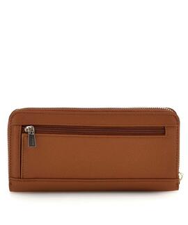 CARTERA LAUREL SLG LARGE ZIP AROUND COGNAC