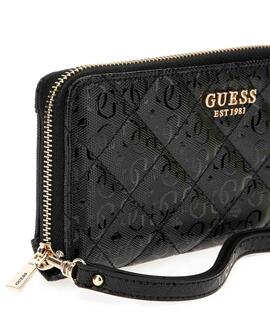 CARTERA LAUREL SLG LARGE ZIP AROUND NEGRA