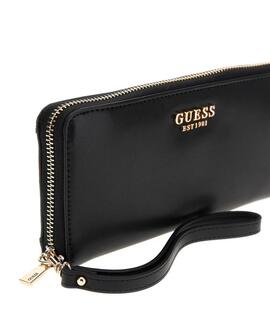 CARTERA LAUREL SLG LARGE ZIP AROUND NEGRA