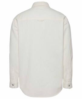 CAMISA DE PANA RELAXED FIT COLOR CRUDO