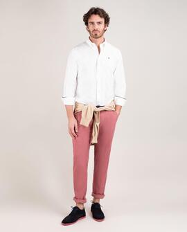 CAMISA ALGODÓN GARMENT DYED BLANCO