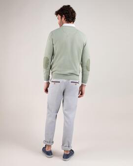 PANTALÓN CHINO BÁSICO GRIS