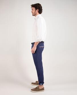 PANTALÓN CHINO BÁSICO AZUL MARINO