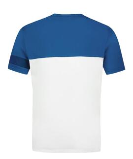 CAMISETA HERITAGE BLANCA Y AZUL