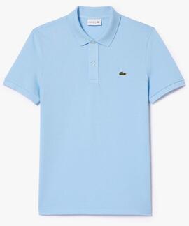 POLO LACOSTE SLIM FIT T01 CELESTE
