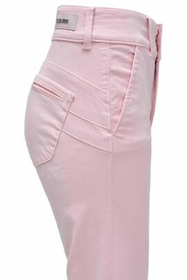 PANTALÓN SECRET CHINO PUSH IN CROPPED SLIM ROSA