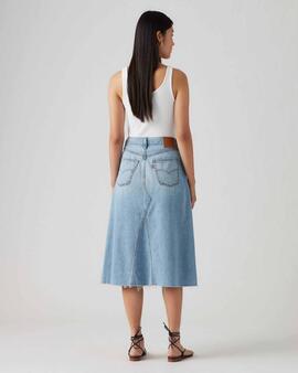 FALDA MIDI DE TIRO ALTO LEVI’S® DECON SECRET