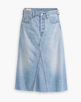 FALDA MIDI DE TIRO ALTO LEVI’S® DECON SECRET