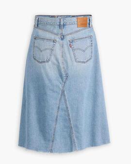 FALDA MIDI DE TIRO ALTO LEVI’S® DECON SECRET