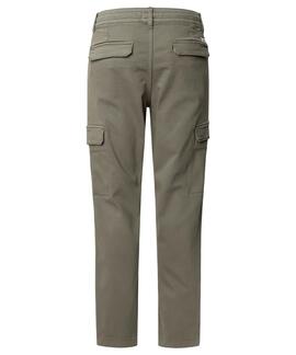 PANTALÓN GYMDIGO CARGO SLIM FIT 726 STONE GREEN