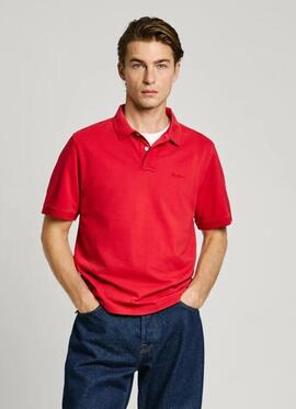 POLO PIQUÉ NEW OLIVER SLIM FIT 285 RUGBY RED