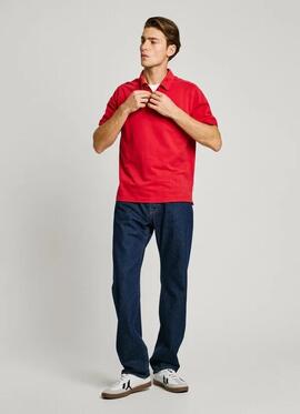 POLO PIQUÉ NEW OLIVER SLIM FIT 285 RUGBY RED