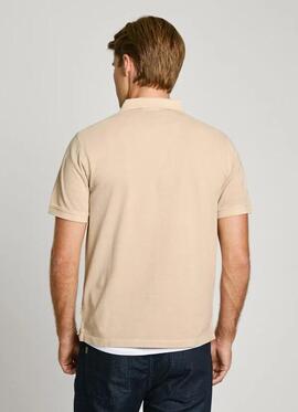 POLO PIQUÉ NEW OLIVER SLIM FIT 833 LIGHT BEIGE