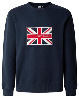 JERSEY DE PUNTO UNION KNIT REGULAR FIT 584 DULWICH BLUE