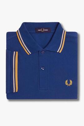POLO TWIN TIPPED M3600 Y28 COBALT SHADED / OATMEAL / HONEY
