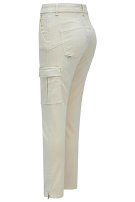 PANTALÓN CARGO FAITH PUSH IN CROPPED SKINNY FIT CRUDO